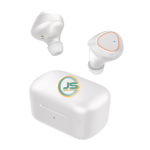 Wireless Bluetooth 5.0 Earphones TWS Headset Earbuds Stereo Headphones With Siri Voice Assistance (White)