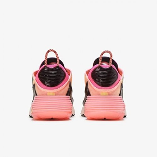 Nike Women's AIR MAX 2090 Casual Shoes (Barely Volt/Black/Atomic Pink)